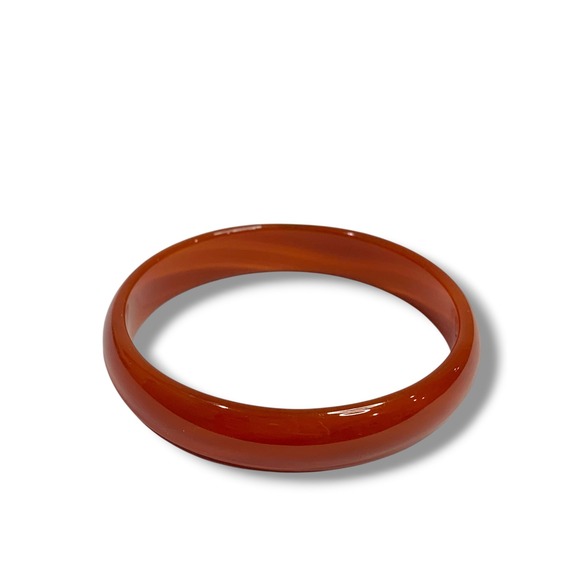 Jewelry - Amber Color Acrylic Bangle Bracelet 2.75" Inside Diameter .5"